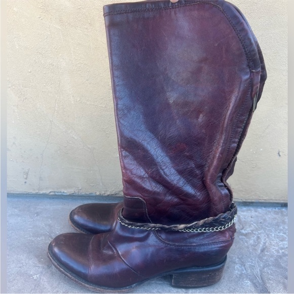 FREEBIRD BY STEVEN Drove Leather Boho Boot Size 8 - Picture 1 of 9